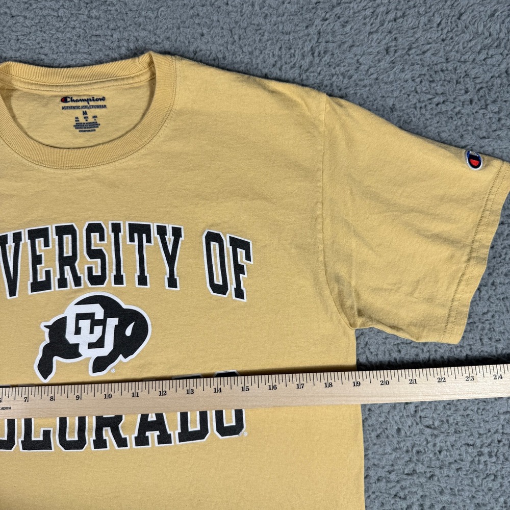 University of Colorado Buffaloes T-Shirt Adult Medium College Spell-Out NCAA - Picture 5 of 7